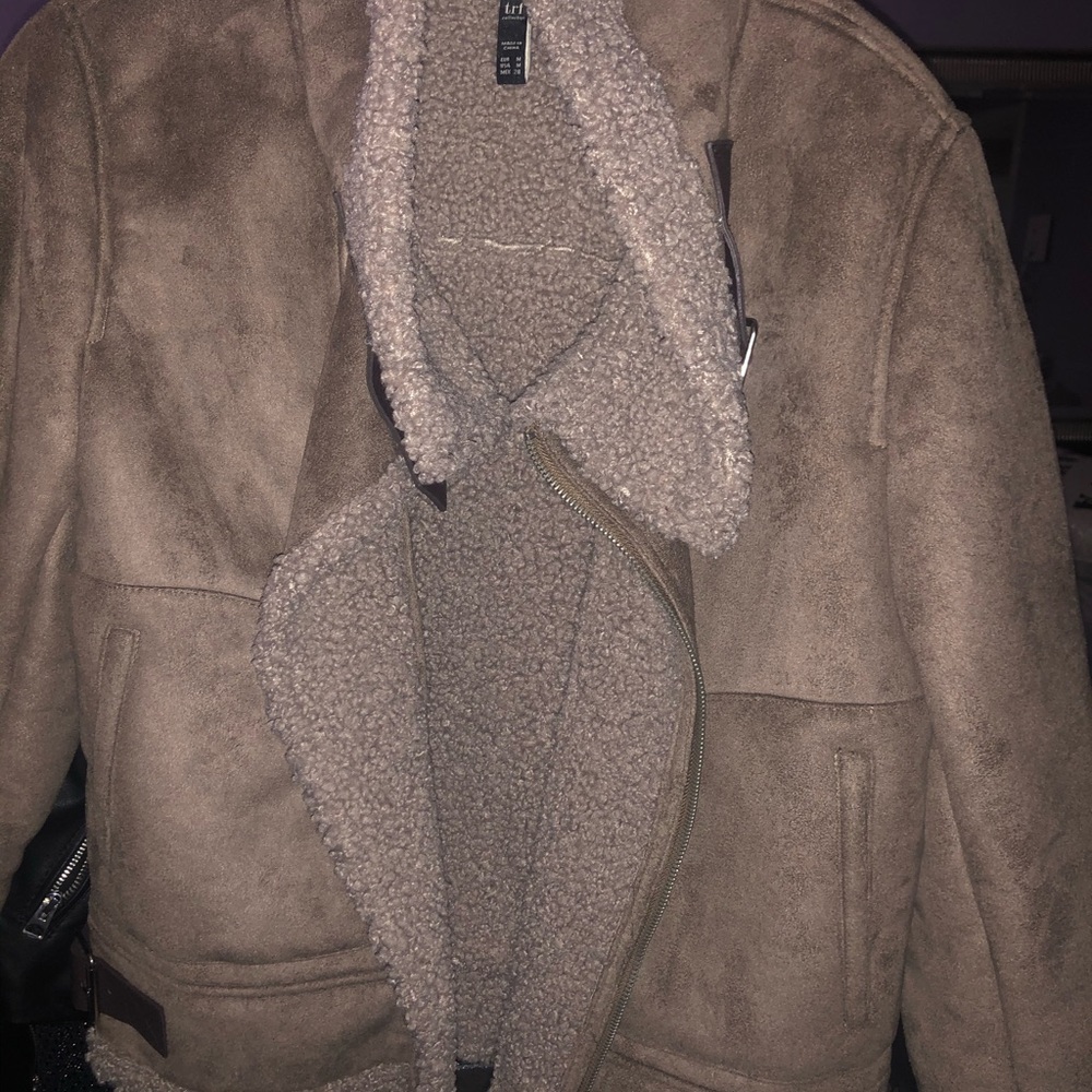 Brown Suede/Fur Jacket